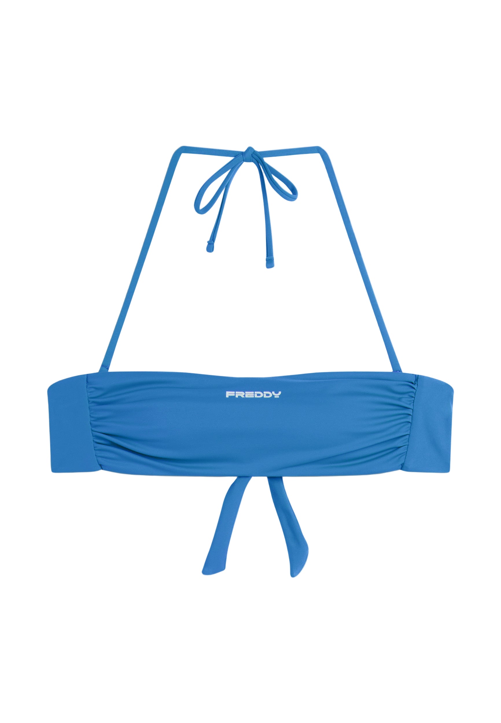 Bandeau-Bikinioberteil mit Freddy Logo - BLUE