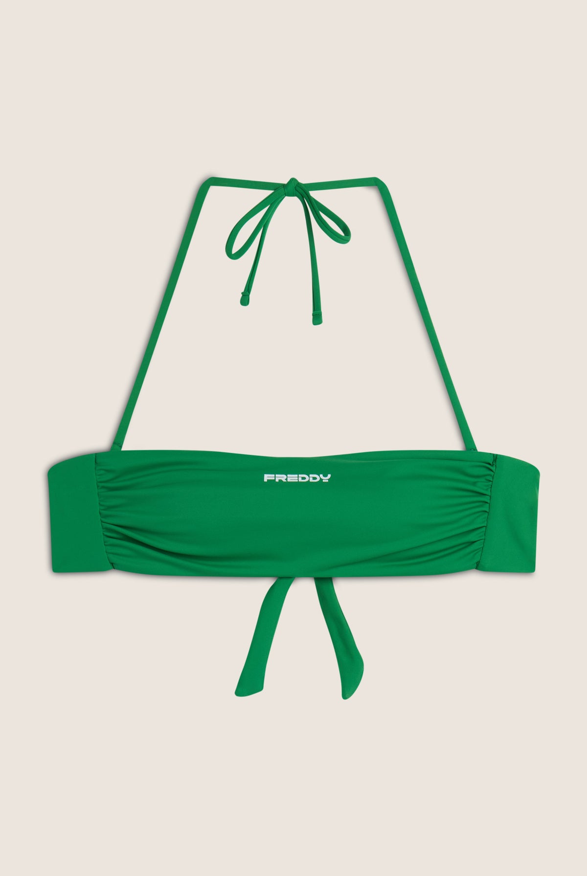 Bandeau-Bikinioberteil mit Freddy Logo - GREEN
