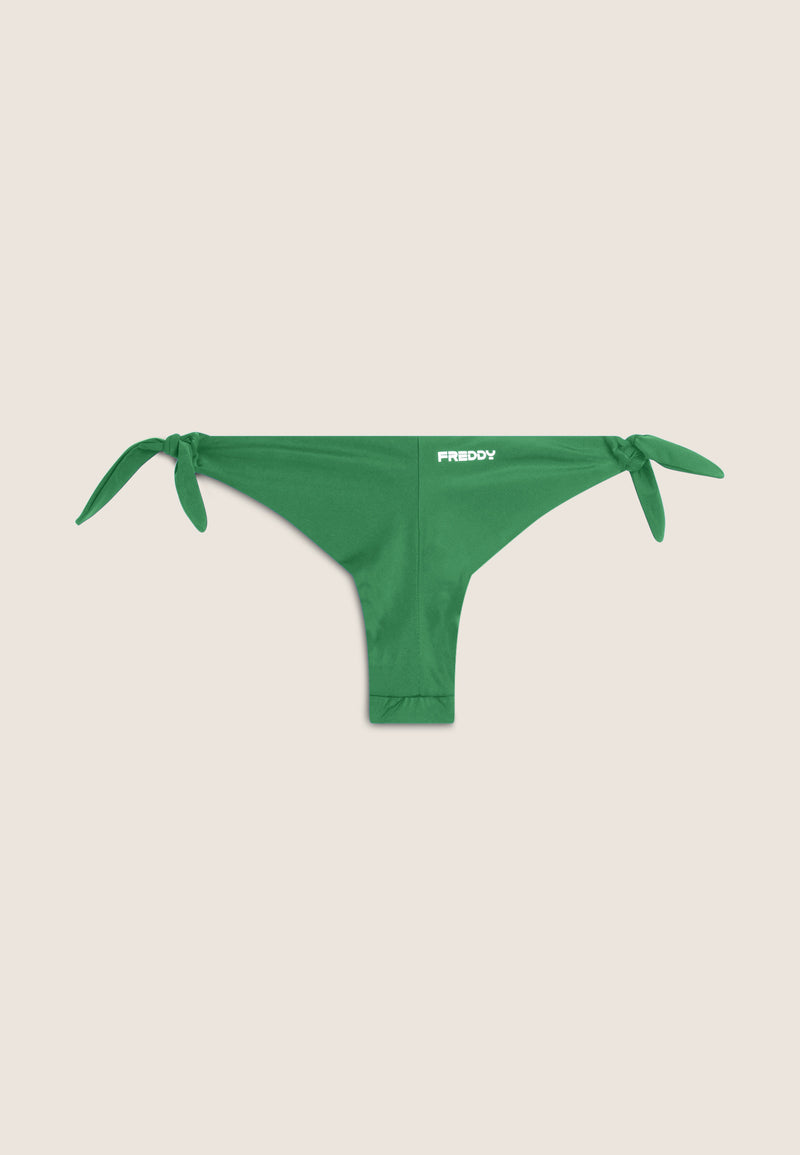 Brasilianische Bikinihose - An den Seiten gebunden - GREEN