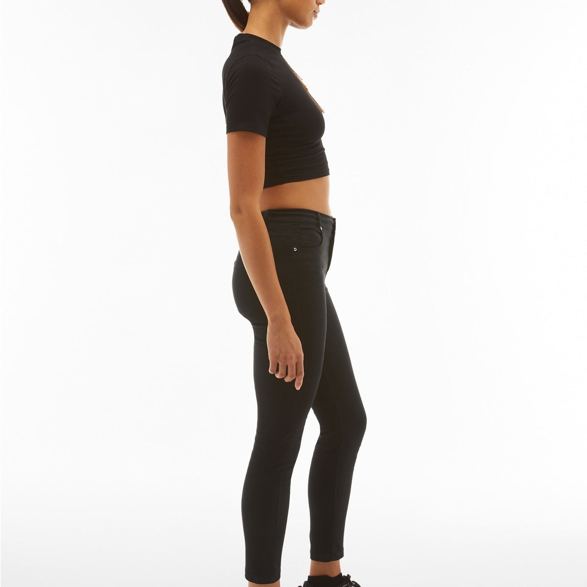 Freddy Fit Jeans - Almindelig Talje Skinny - Schwarz - N0 – Freddywear