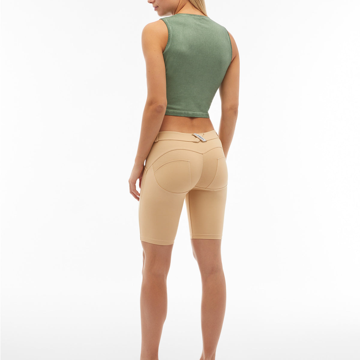 Freddy WR.UP® Biker Shorts - Almindelig Talje - Z114 - Beige – Freddywear