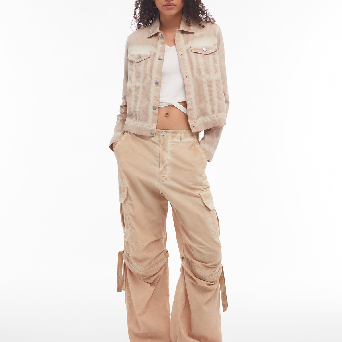 Freddy Cargo Pants - Cold Dyed - Beige – Freddywear