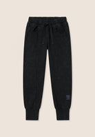 Washed joggers with 50 Years of Movement patch - Black