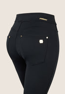 N.O.W. Yoga High Waist Skinny Flex Tech Leggings - Black