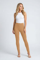 WR.UP Push-Up High Waist Skinny Pants - Macaroon Brown