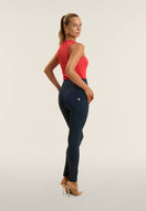 WR.UP Push-Up High Waist Skinny Sculpt Tech Leggings - Total Eclipse Blue