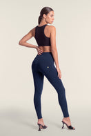 WR.UP Push-Up High Waist Skinny Pants - Total Eclipse Blue