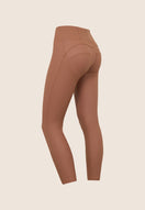 WR.UP Push-Up Regular Waist Skinny Vegan Leather Pant - Raw Umber Brown