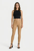 WR.UP Push-Up Regular Waist Skinny Vegan Leather Pant - Macaroon Brown