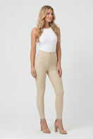 WR.UP Push-Up High Waist Skinny 7/8 Pants - Rainy Day Beige